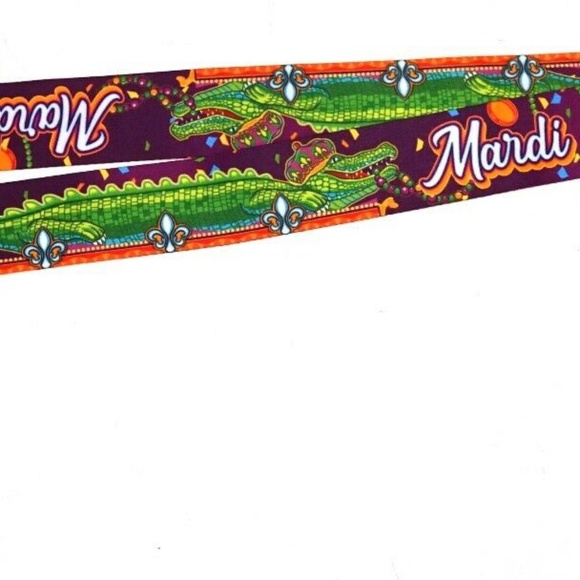mardi gras lanyard
